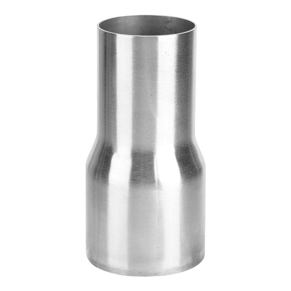 

Qiilu Exhaust Muffler Silencer Conversion Adapter Conversion Pipe, Exhaust Pipe Adapter, Universal Stainless Steel 51-63MM