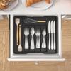 Drawer Organizer, Expandable Utensil Tray For Kitchen, Flatware And Cutlery Holder