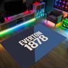 Everton Football Design Crystal Velvet Carpet Cozy Non?Slip Printed Rug For Bedroom Living Room Entrance