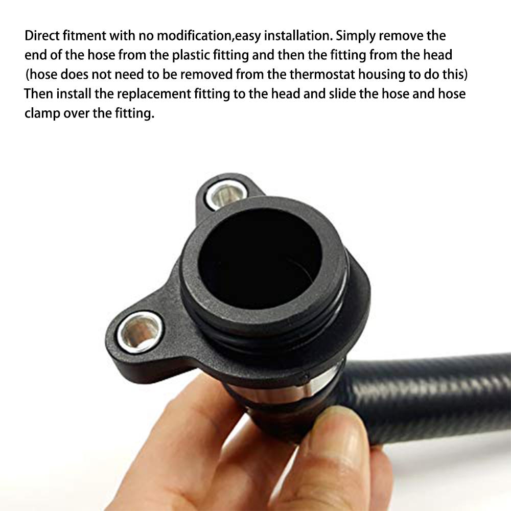 11537541992 Water Hose Fitting Replacement For BMW 335i N52 N53 N54 330i Aluminum Racing Car Parts 11537544638