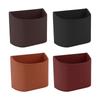 Space Saving Leather Car Trash Can For Door Seat Leakproof Auto Waste Bin Easy To Install And Clean