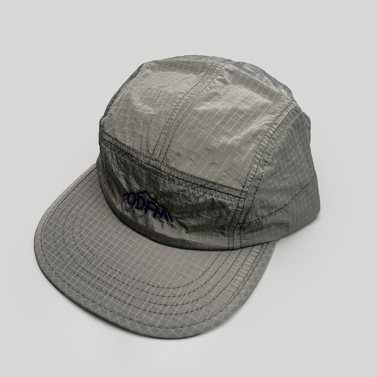 Spring And Summer Quick-Drying Letter Embroidery Plaid Baseball Cap Men S And Women S Breathable Flat-Brimmed Sports Cap 52-60cm