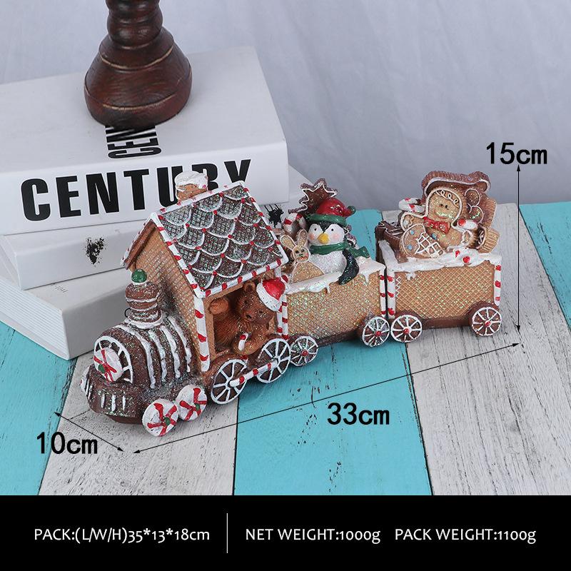 

Поезд Рождественское Украшение Орнамент Подарок на Рождество Пряничный Человечек Санта Медведь Поделки