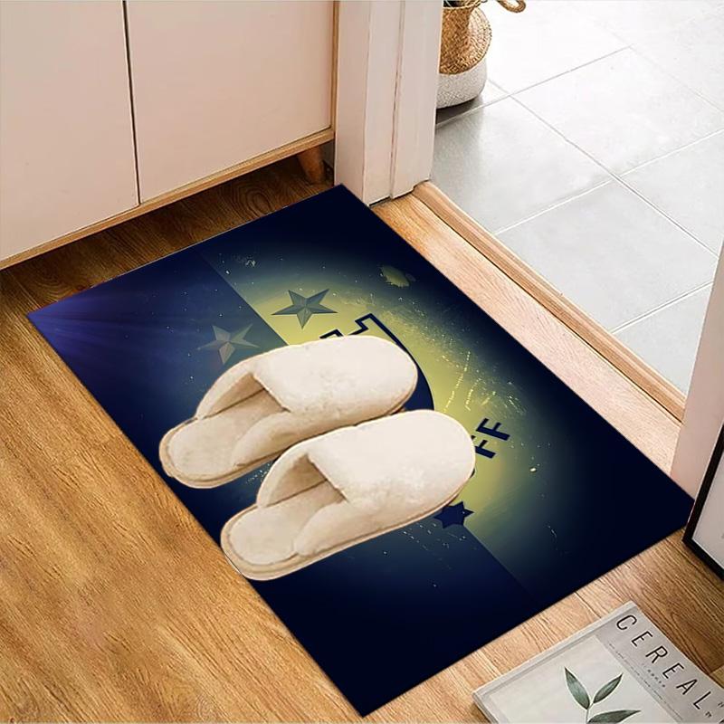 Malmö Ff Crest Design Rug Game Carpet, Floor Mat for Bedroom Living Room Entryway Rug, Home Decor Idea Gift for Christmas birthday