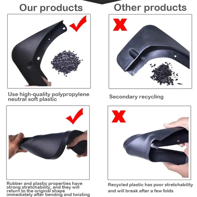 2024 2025 FÜR Renault Kaptur Kotflügel Schmutzfänger Spritzschutz Schmutzfänger Autozubehör Vorne Hinten 4 Stück