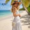 Elegant Hollow Pattern Bag Boho Crochet Phone Bag, Handmade Crossbody Cell Bohemian Woven Lightweight Small Clutch Purse for Women Travel Daily