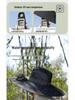Men's Outdoor Wide Brim Sun Hat with UV Protection for Fishing