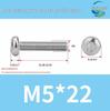 304 Stainless Steel Pan Head Torx Machine Screw, GB2672, M2-M, Without Collar