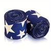 Blue Stunning And White Star Ribbon For Diy Independence Day Projects Decorative