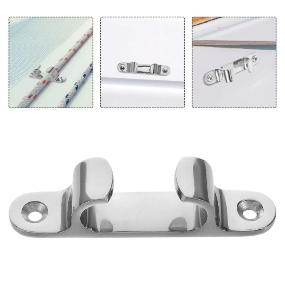 316 Stainless Steel Boat Rope Guide Polished Silver Bow Chock Straight Fairlead  Marine Accessories