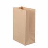 50pcs Not Oil Proof Kraft Paper Bag Square-bottom Convenience Bag New Food Packaging Bag  Vegetable