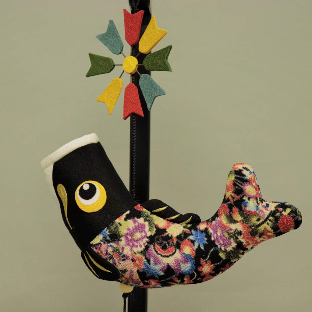 Satsuki Doll Indoor Carp Streamer Carp Waterfall Streamer Medium Size (Height 95cm)