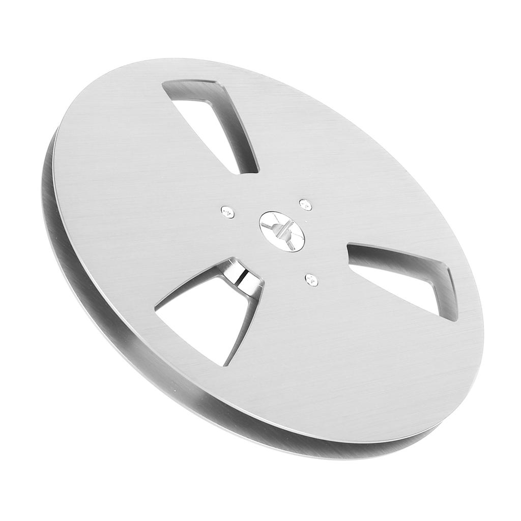 1 4 7 Inch Empty Tape Reel Aluminum Alloy 3 Hole Opening Machine Part Opener Empty Plate for TEAC Silver