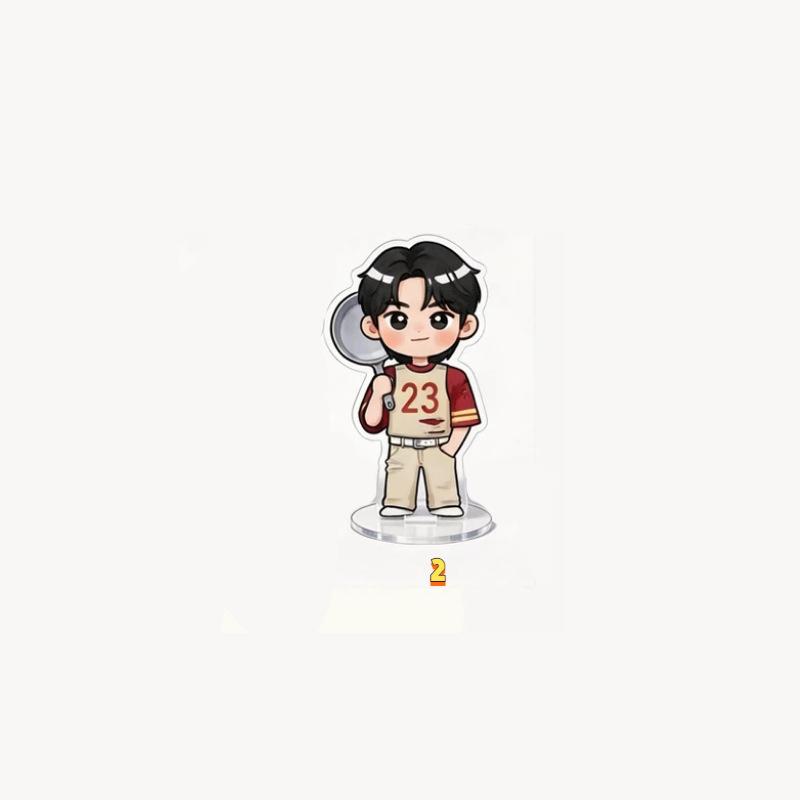 1pc Kpop Stray Kids Member 6cm Stand Cute Kawaii Chef Kitchen Utensils Chibi Figure Desktop Decoration Sign, SKZ Merch STAY Fans Collection Gift