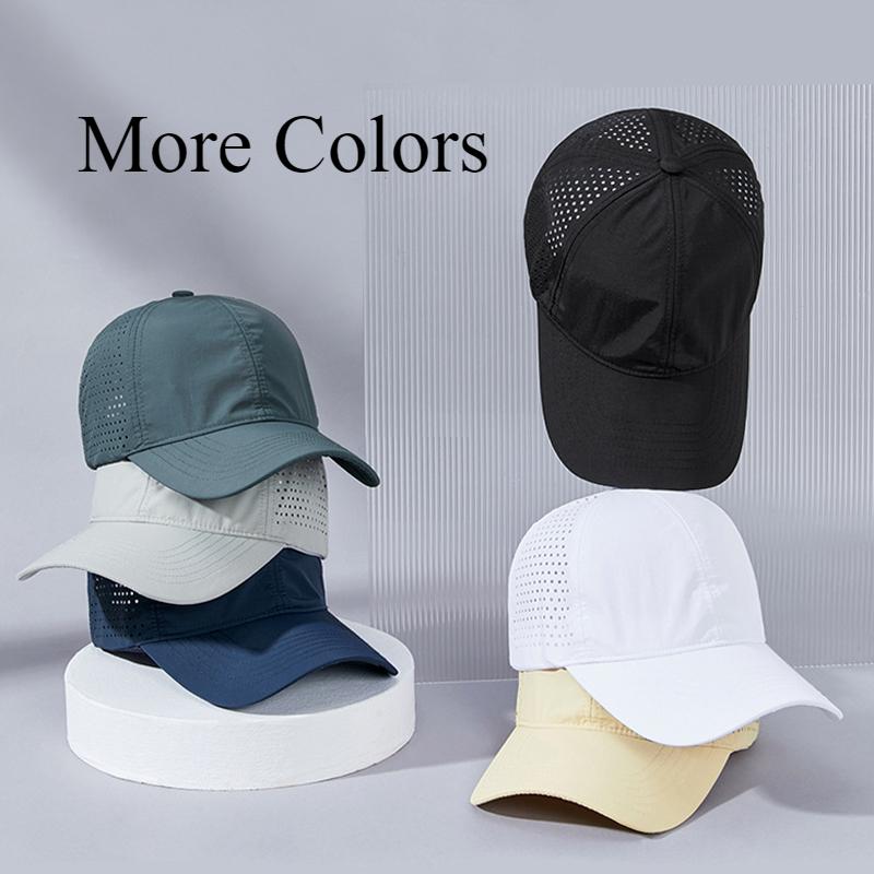 Bonés de Basebol de Tamanho Grande de Secagem Rápida para Cabeça Grande de Homem, Boné Desportivo para Exterior de Verão, Malha Leve Respirável, Boné Trucker Oversized