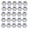 25Pcs 5V LED Chips 200LM 3W High Power LED Lamp Beads for DIY Lighting FixturesPure White