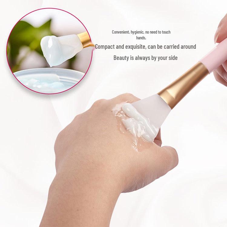 Silicone Face Mask Brush - Soft Head for Mud Masks, Powder Mixing, Spa Face Cream Application