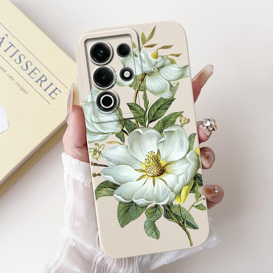 For Itel S25 Ultra S686LN Phone Case Liquid Silicone Soft Back Cover For Itel S25 S685LN Bumper Dragon Cat Flower Butterfly Capa