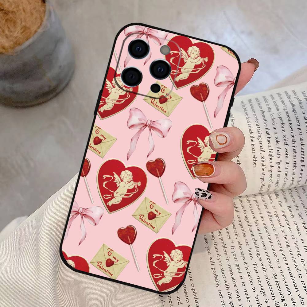 Cupid's arrow Phone Case Silicone Soft For IPhone 17 16 15 14 13 12 11 X XR Plus Pro Max Plus