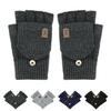 MOWO Gloves Men Cold Weather Fingerless Winter Skin-Friendly Material X Delicate Touch Warmer Than WoolFingers Free
