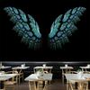 Polyester Angel Wing Galaxy Tapestry, Fantasy Aesthetic Wall Hanging, Bedroom Dorm Cafe Decor, Gift