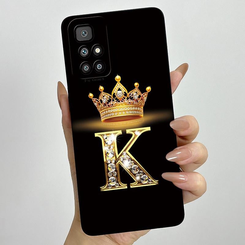 For Xiaomi Redmi 10 Case Redmi10 Luxury Letters Liquid Soft Silicone Back Cover For Xiaomi Redmi10 2022 Case Coque Fundas Shell