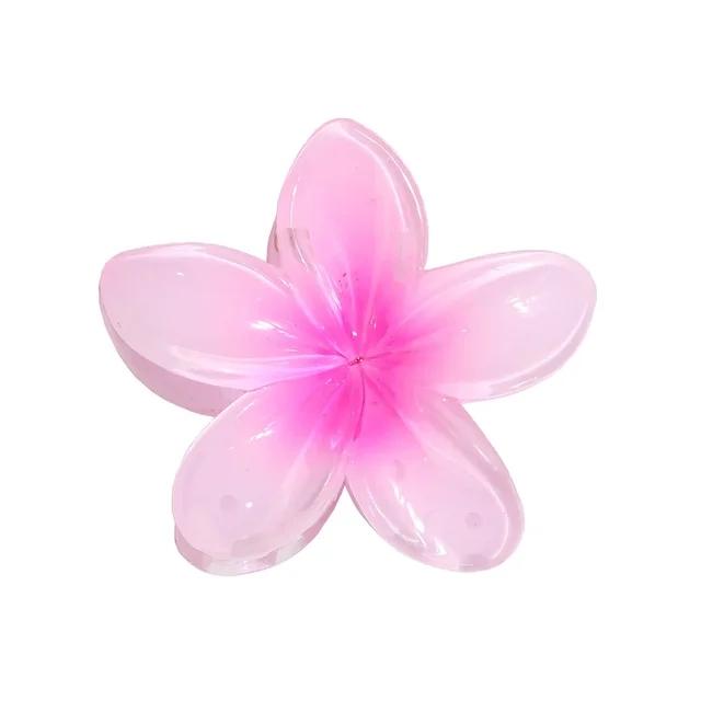 Fashion Egg Flower Hair Clips for Women Bohemia Style Flower Large Hair Claw Hairpin Beach Vacation Girls Hair Accessories