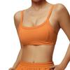 Nude Sports Bra With Removable Pads For Yoga And Running Enthusiasts