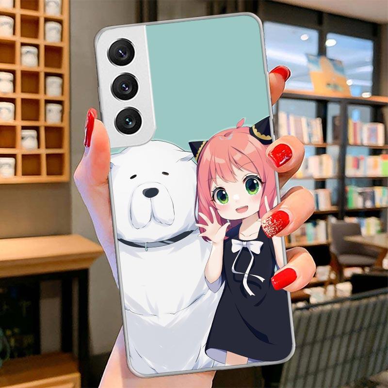 

Spy Family Anya Cute Cover Phone Case For Samsung Galaxy S26 S25 Edge S24 Ultra S23 S22 Plus S21 S20 FE Soft Fundas Shell Galaxy Samsung S24 Plus