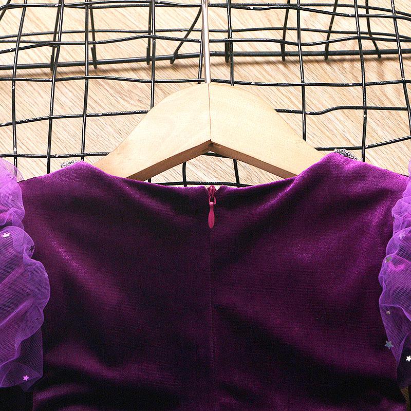 Cross-border Halloween Tulle Skirt Evening Dress for Baby Girls and Children