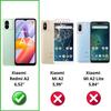 Case for Xiaomi Redmi A2 - Phonillico - Soft Silicone - 2 Tempered Glasses - Scratch-Resistant - Shockproof