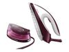 Philips Steam Station | GC7842/40 PerfectCare Compact | 2400 W | 1.5 L | 6.5 Bar | Automatic Shut-off | Vertical Steam Function | White/purple