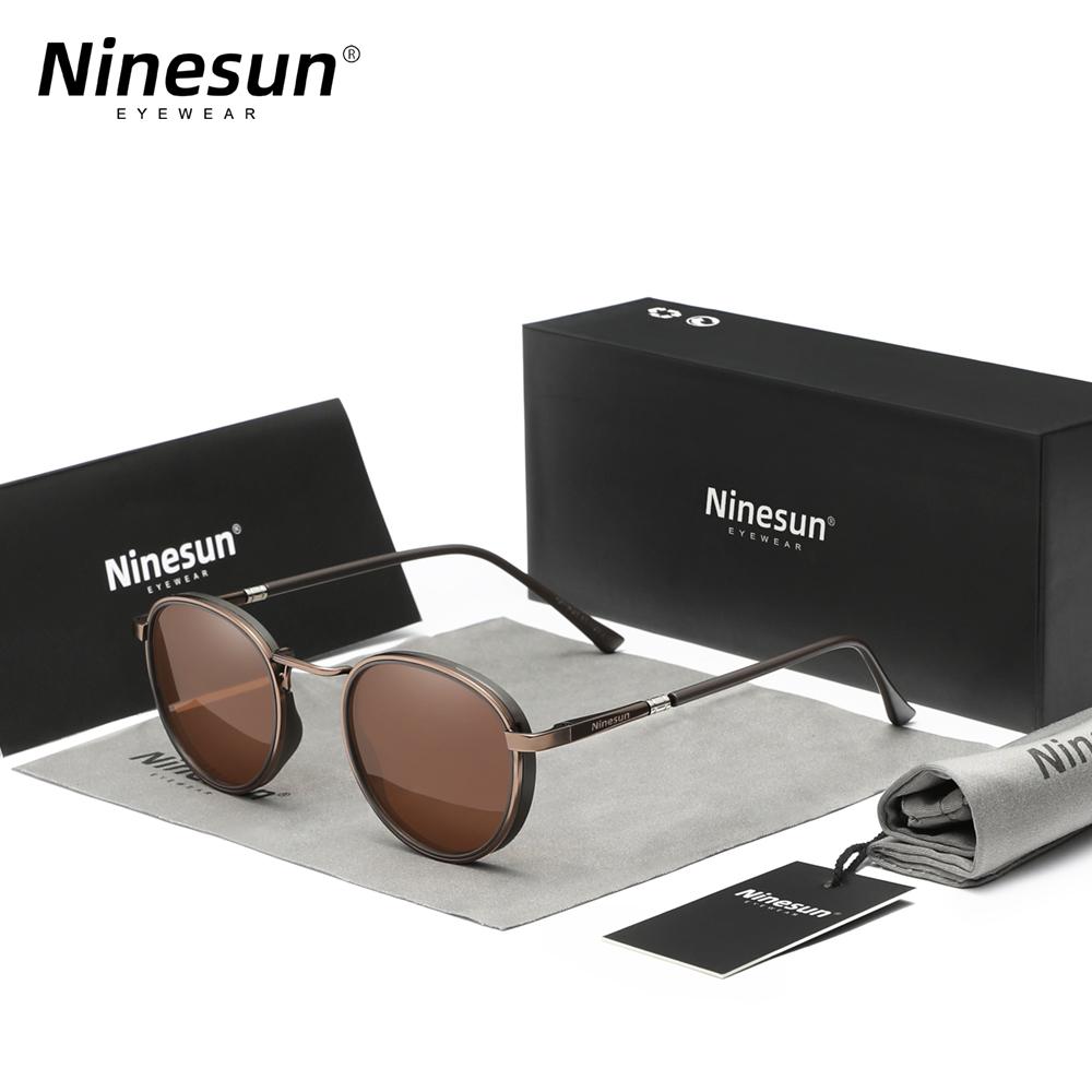 

Солнцезащитные очки Ninesun небольшого размера в круглой оправе для мужчин UV400 поляризованные роскошные брендовые винтажные женские защитные очки CHINA&other