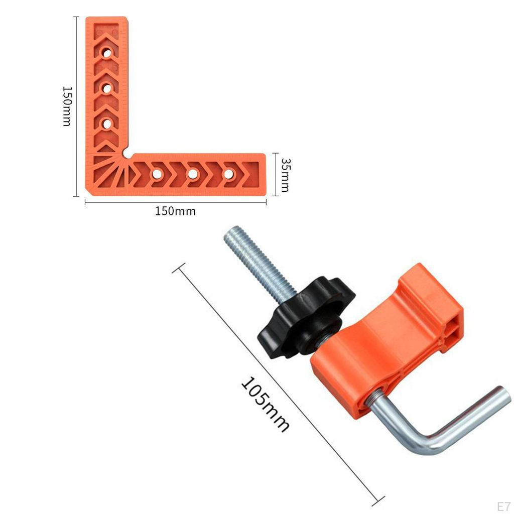 2 90 Degree Corner Clamp Carpentry Square Tool Positioning