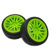 1/10 RC Racing Tires & Wheel Rims Hub 12mm Hex for 1:10 RC On Road Car Tamiya TT01 TT02 XV01 XV02 PTG-2 TA06 HSP HPI Kyosho