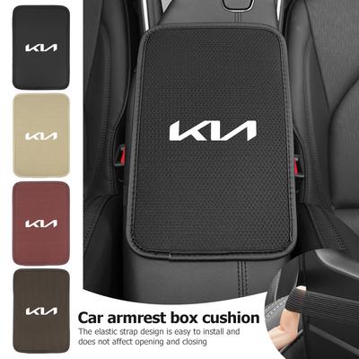 Para Caja Reposabrazos de Coche Almohadilla Transpirable Seda de Hielo Caja de Reposabrazos Central Ceed Sportage Rio K5 K2 Optima Cerato Venga Sedona