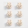 Storage Hook, Wall Mounted Shaver Holder, Toothbrush Holder, 6/1 Piece, Bathroom Non Flushing Silicone Hook, Shaver Holder