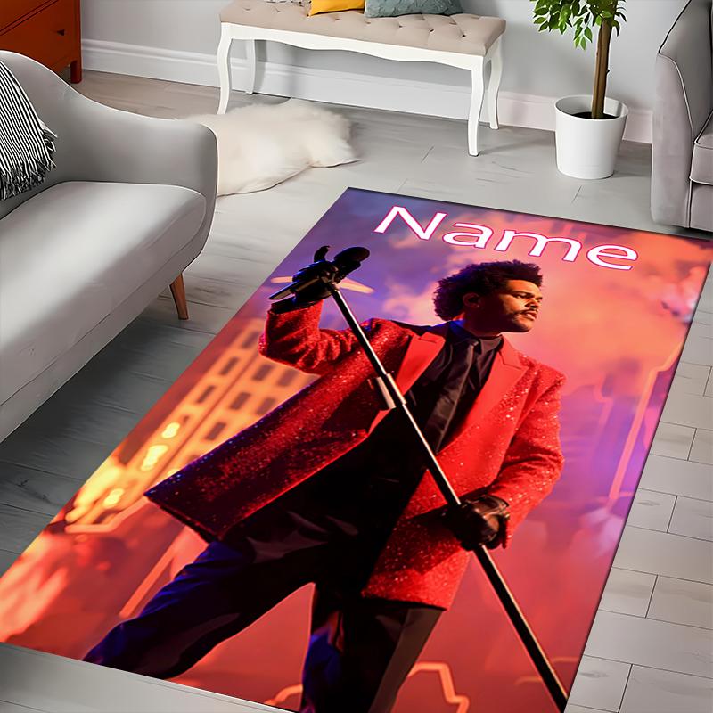 Custom personalization The Weeknd Area Rug - Perfect For Kitchen, Bathroom,Laundry Room Decor Large Size Available,Gift All Seasons