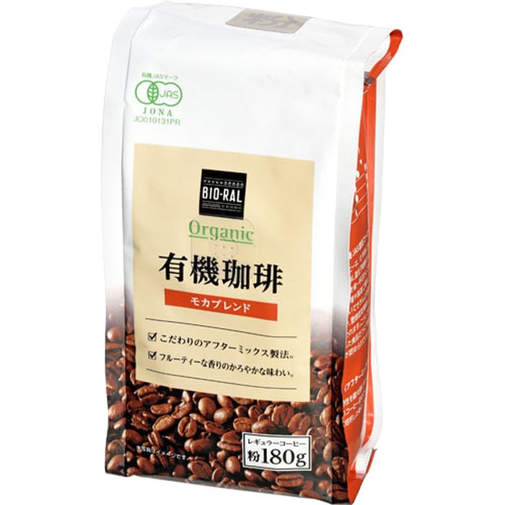 Bioral Organic Coffee Mocha Blend 180g x 5