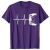 Player Heartbeat T-shirt Fun Video Game Gift Boy Man Player T-shirt Y2k Cute Heart Graphic Clothing Short-sleeved Casual