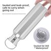 Stainless Steel Thermos Water Bottle Leak-proof Double Wall Large Capacity Wide Mouth Sports Water Bottles For Cycling