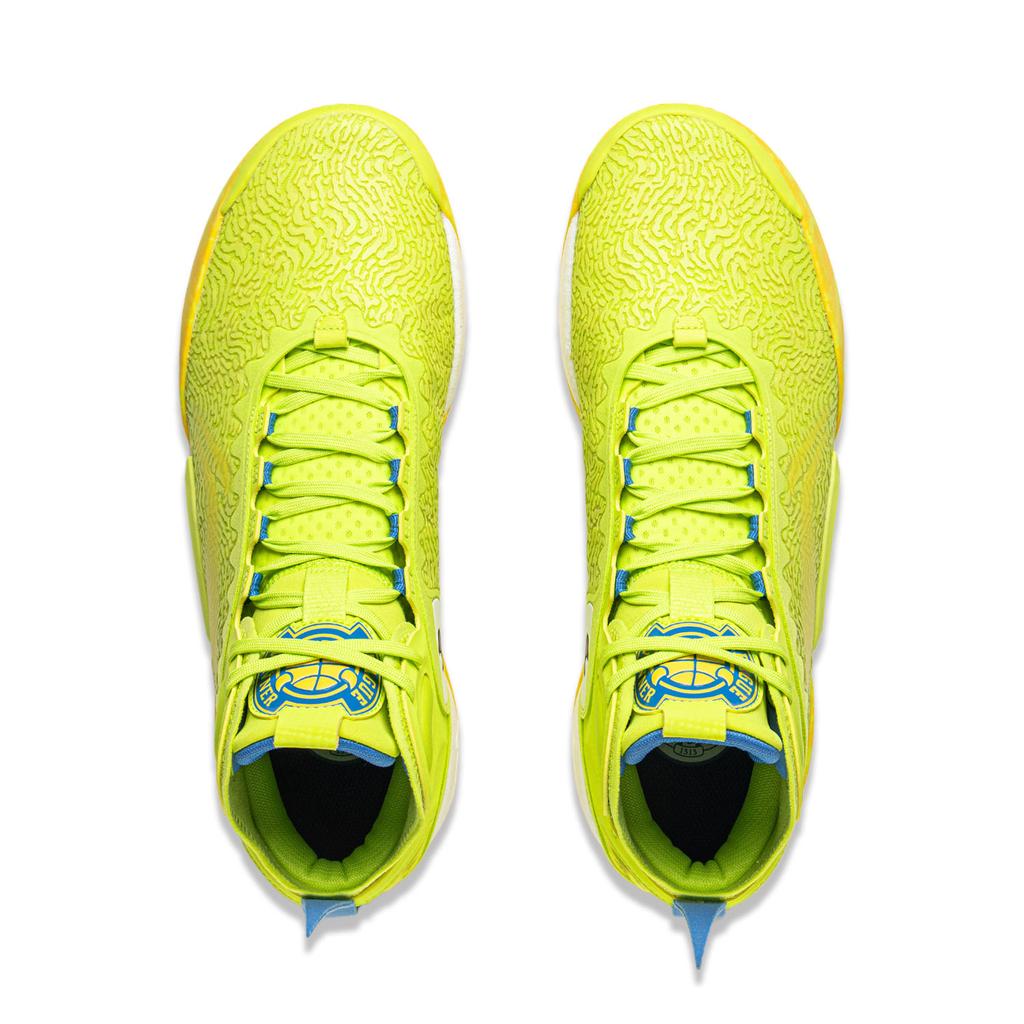 Disney X Li Ning Yushuai 19 Carbon Core Basketball Shoes Men's Mid top Digital Green ABAV057-3