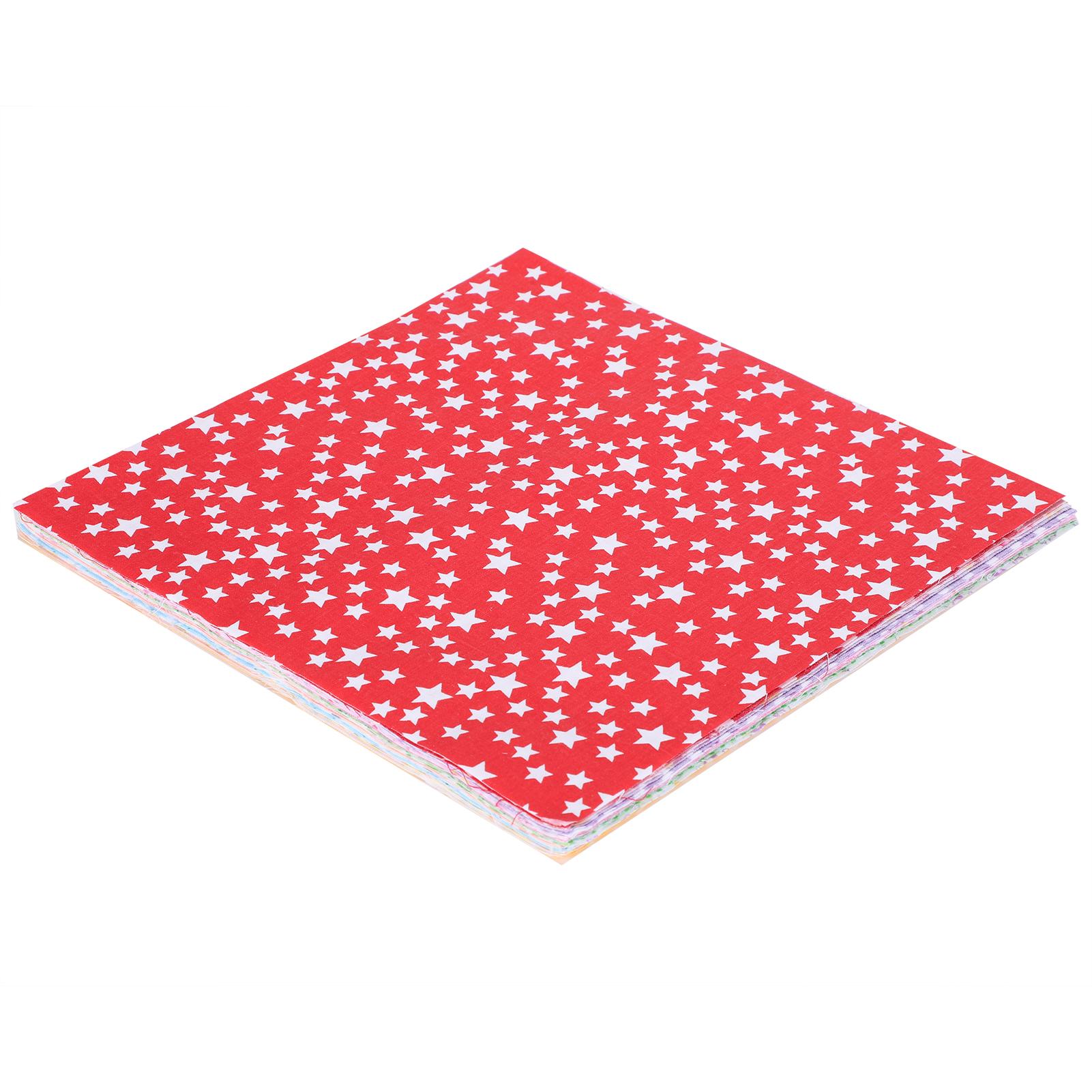 

Quilting Fabric 50 Colors Cotton Printed DIY HandMade Sewing Supplies 25 x 25cm