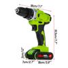 Screwdriver Driver And LED Worklight And 8400mAh Battery  25+1 N.M Electric Cordless Drill 68V