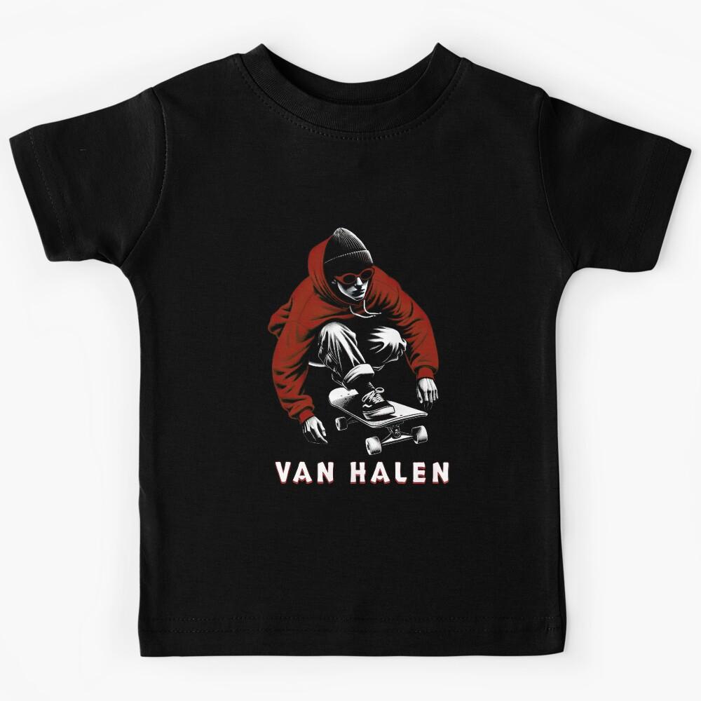 Van Halen Classic Rock Skateboarding Street Art #7815 Kids T-Shirt 100