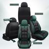 1pc Premium PU Leather Universal Fit Car Seat Cover All-Season Protector Mat with Soft Cushion Full Package Seat Cover