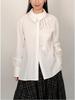 Checkered 3D Jacquard Cotton Tie-Up Shirt: Niche Long-Sleeve Jacket for Spring & Summer