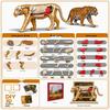 DIY 3D Dinosaur Skeleton Model: Tyrannosaurus & Triceratops