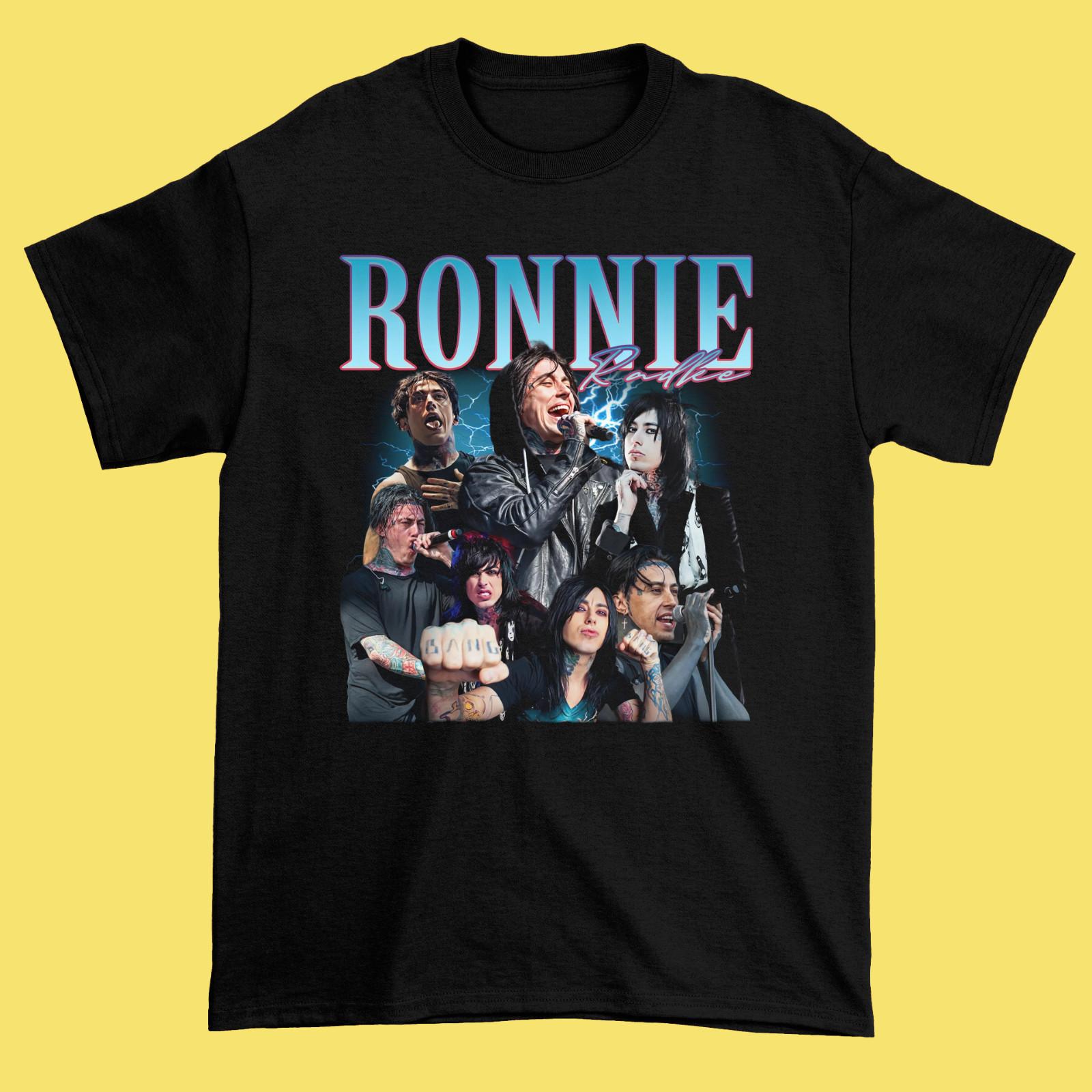 

Ronnie Radke Falling In Reverse Black Cotton Unisex T Shirt 5XL різнокольоровий