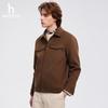 HAZZYS Men's Wool Blend Shirt-Style Jacket